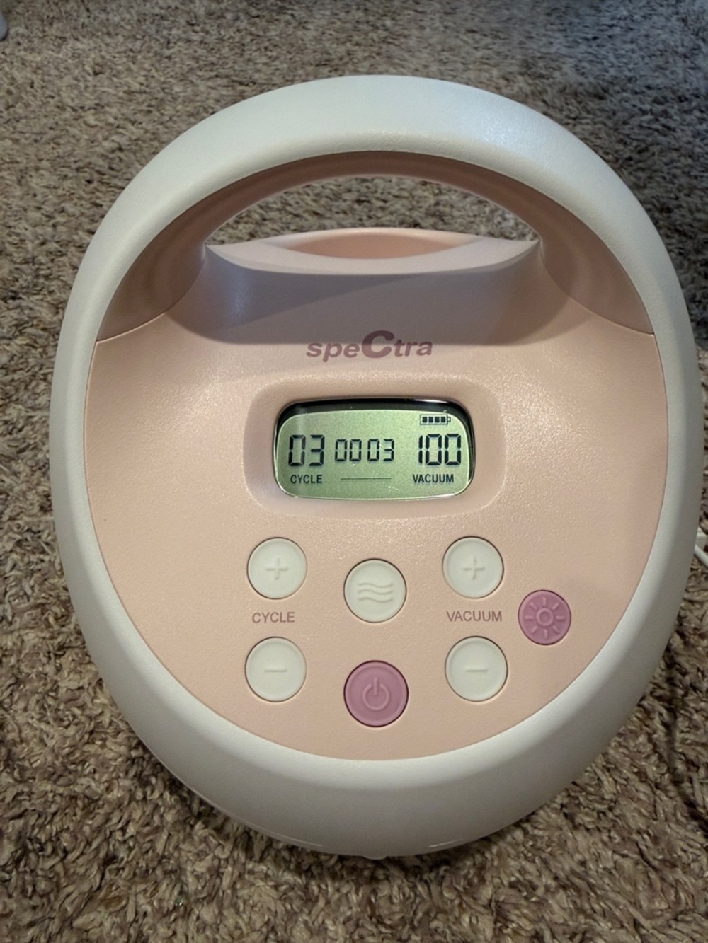 Spectra Premier Electric Breast Pump - Pink only 3 hours on it! - Picture 6 of 6